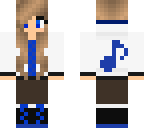 blue music girl