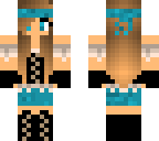 blue pirate girl
