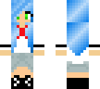 blue school girl
