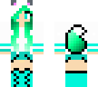 bright green fox girl