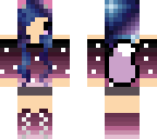 chibi galaxy cat