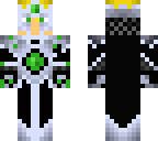 cool green knight and boy