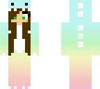 dinosaur with brown hair