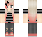 edgy peach girl