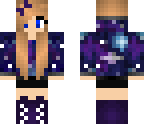 galaxy hoodie girl