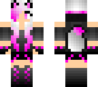 pink wolf girl