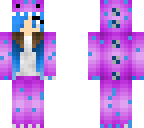 purple and blue dino