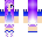 purple haired girl
