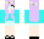 purple haired girl