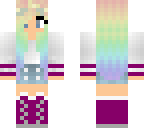 rainbow girl