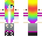 rainbow girl