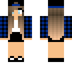 cute blue flannel
