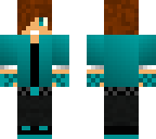 cyan emo boy