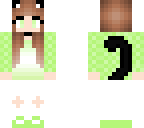 green cat girl