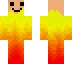 happy flaming man