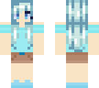 icy blue girl