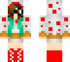 my skin with brown hair