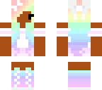 pastel rainbow girl