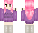 pink haired girl