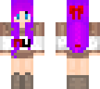purple hair nutella girl