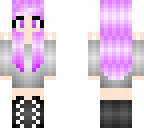 purple pastel goth
