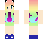rainbow cat girl