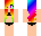 rainbow girl