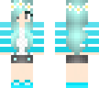 turquoise-haired girl