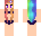 beach rainbow girl