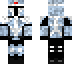 blue and white mandalorian