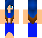 blue beach girl