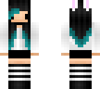 blue hair chibi x3