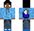 boy that is part wolf and blue