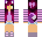 chesire cat girl purple