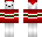 christmas polar bear