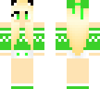 cute baby green girl