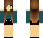 cute teal girl