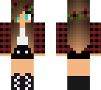 edited with black boots and a bow