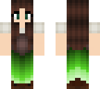 green dress