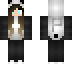 ombre panda onesie