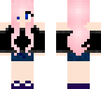 pink haired girl