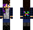 purple hair girl