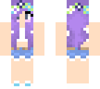 purple hair girl