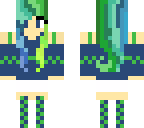 rainbow seahawk girl