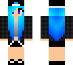 tomboy blue ombre hair
