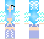 blue cool girl