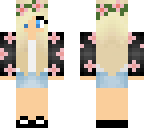 blue eyed flower crown girl