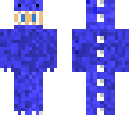 blue eyes dinosaur costume