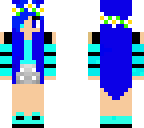 blue girl