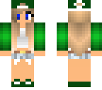 cute green girl